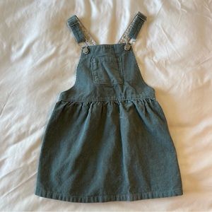 Zara baby girls overall corduroy dress